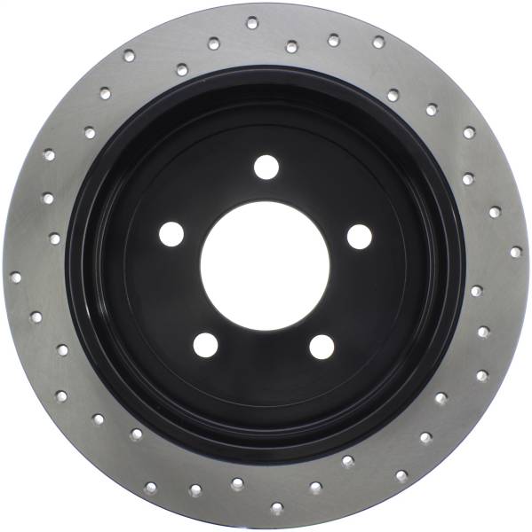 Stoptech - StopTech Sport Cross Drilled Brake Rotor Rear Left 128.65085L