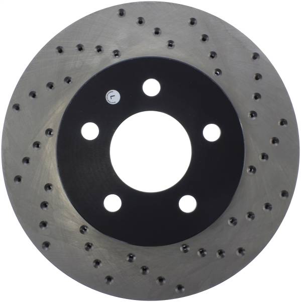 Stoptech - StopTech Sport Cross Drilled Brake Rotor Front Left 128.67052L