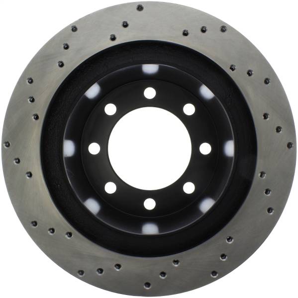 Stoptech - StopTech Sport Cross Drilled Brake Rotor Rear Left 128.67062L