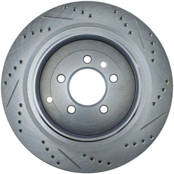 Stoptech - StopTech Select Sport Drilled and Slotted Brake Rotor; Rear Right