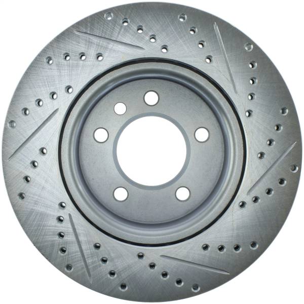 Stoptech - StopTech Select Sport Drilled and Slotted Brake Rotor; Front Right