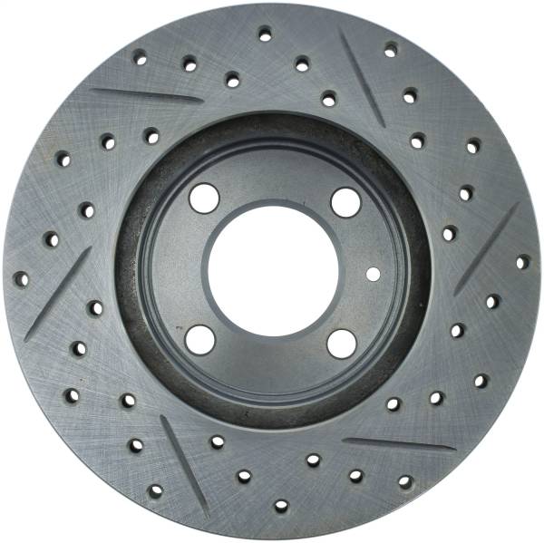 Stoptech - StopTech Select Sport Drilled and Slotted Brake Rotor; Front Right