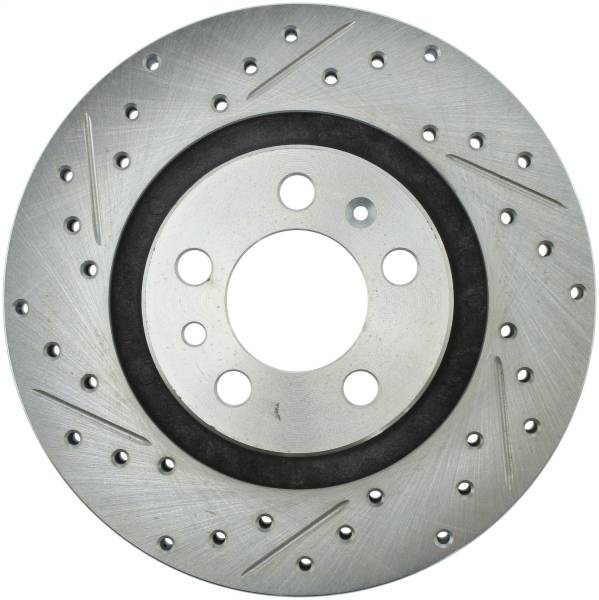Stoptech - StopTech Select Sport Drilled and Slotted Brake Rotor; Front Right