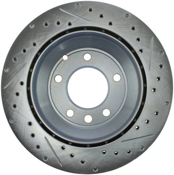 Stoptech - StopTech Select Sport Drilled and Slotted Brake Rotor; Rear Right