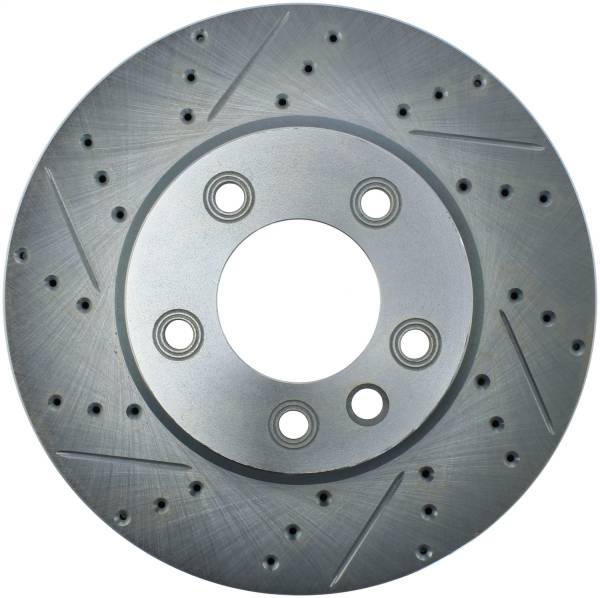 Stoptech - StopTech Select Sport Drilled and Slotted Brake Rotor; Front Right