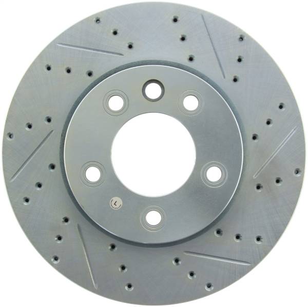 Stoptech - StopTech Select Sport Drilled and Slotted Brake Rotor; Front Left