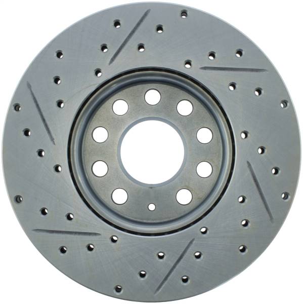 Stoptech - StopTech Select Sport Drilled and Slotted Brake Rotor; Front and Rear Left