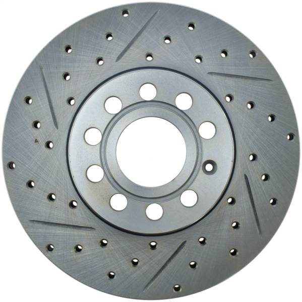 Stoptech - StopTech Select Sport Drilled and Slotted Brake Rotor; Front and Rear Right