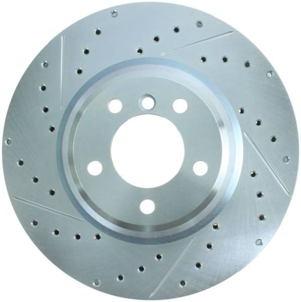 Stoptech - StopTech Select Sport Drilled and Slotted Brake Rotor; Front Right