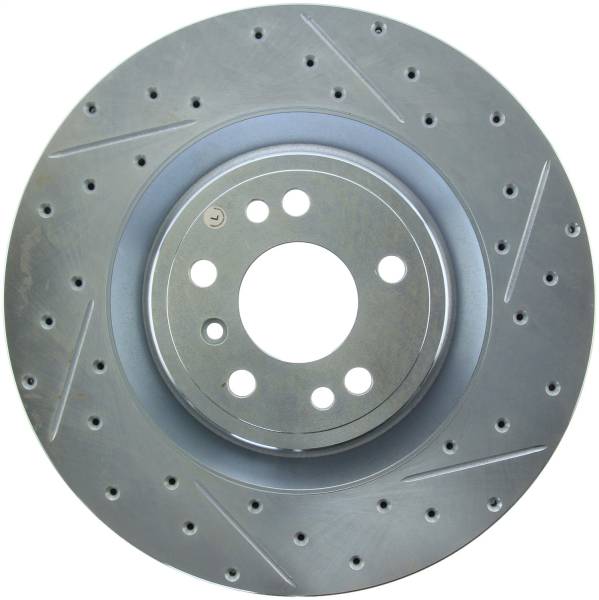 Stoptech - StopTech Select Sport Drilled and Slotted Brake Rotor; Front Left