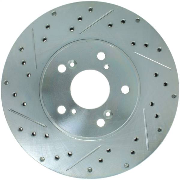 Stoptech - StopTech Select Sport 99-08 Acura TL (STD Caliper) / 01-03 CL Slotted and Drilled Right Front Rotor - 227.40046R