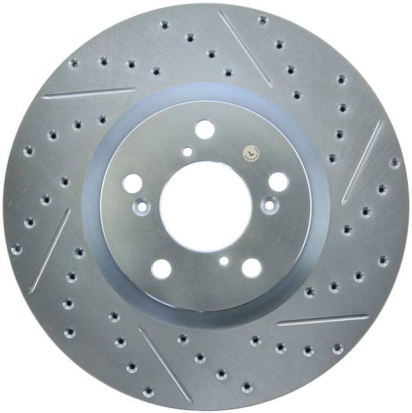 Stoptech - StopTech Select Sport Drilled and Slotted Brake Rotor Front Left 227.40071L