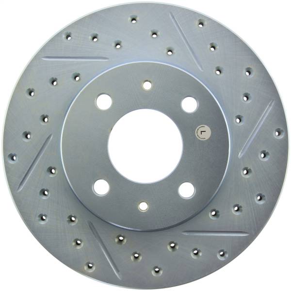 Stoptech - StopTech Select Sport Drilled and Slotted Brake Rotor Front Left 227.42061L