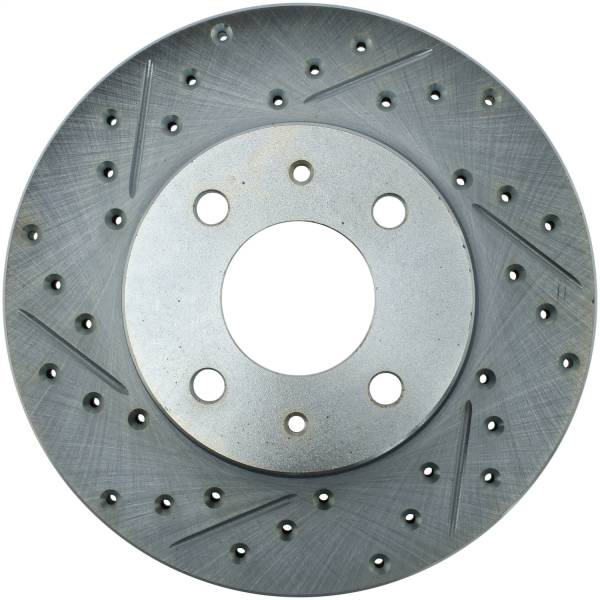 Stoptech - StopTech Select Sport Drilled and Slotted Brake Rotor Front Right 227.42061R