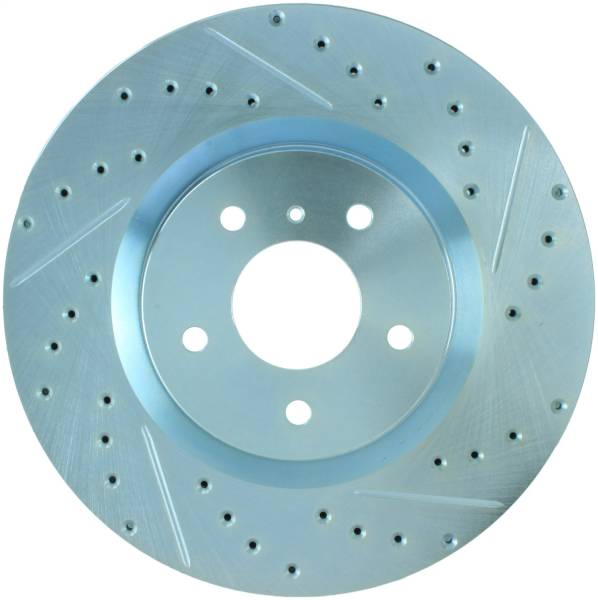 Stoptech - StopTech Select Sport Drilled and Slotted Brake Rotor Front Left 227.42076L