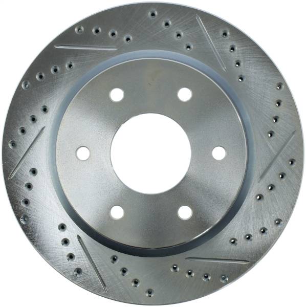 Stoptech - StopTech Select Sport Drilled and Slotted Brake Rotor Front Left 227.42090L
