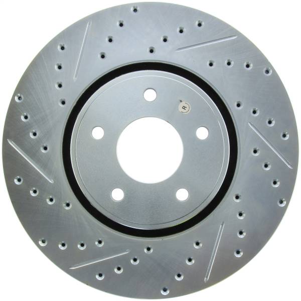 Stoptech - StopTech Select Sport Drilled and Slotted Brake Rotor Front Right 227.42092R