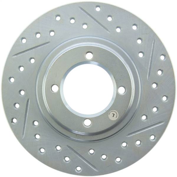 Stoptech - StopTech Select Sport Drilled and Slotted Brake Rotor Front Left 227.44004L