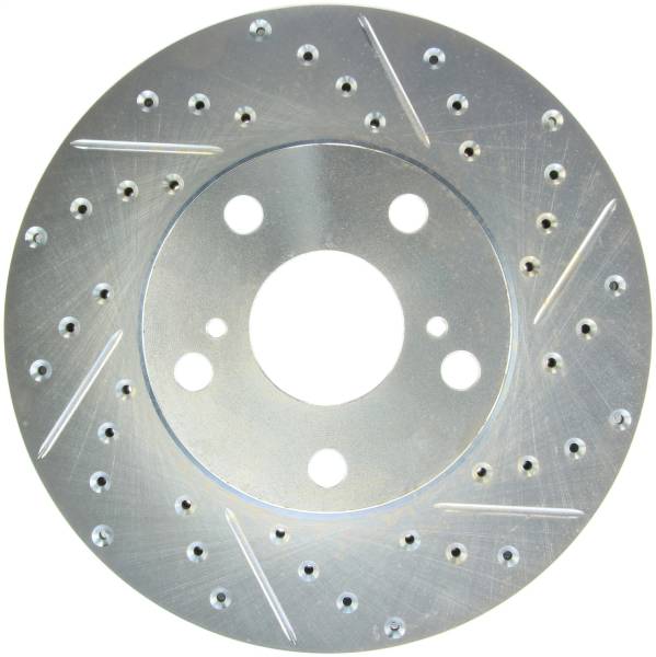Stoptech - StopTech Select Sport Drilled and Slotted Brake Rotor Front Left 227.44079L