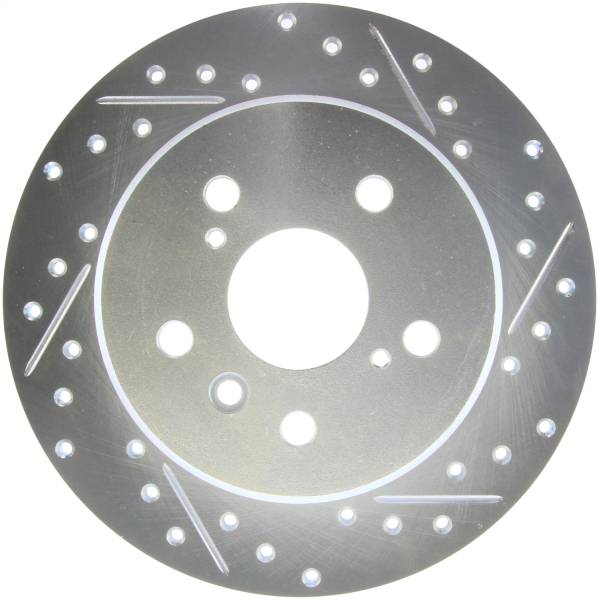Stoptech - StopTech Select Sport Drilled and Slotted Brake Rotor Rear Left 227.44080L