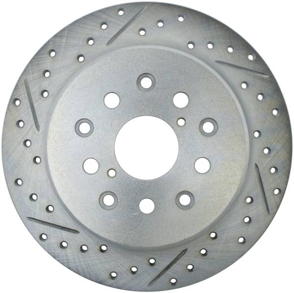 Stoptech - StopTech 01-05 Lexus IS300 / 02-10 Lexus SC430 Sport Slotted & Drilled Rear Right Brake Rotor - 227.44090R