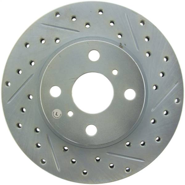 Stoptech - StopTech Select Sport Drilled and Slotted Brake Rotor Front Left 227.44092L