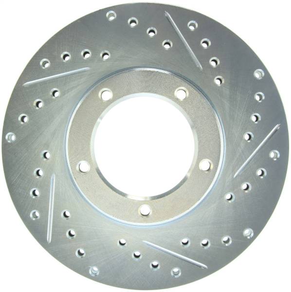 Stoptech - StopTech Select Sport Drilled and Slotted Brake Rotor Front Left 227.44108L