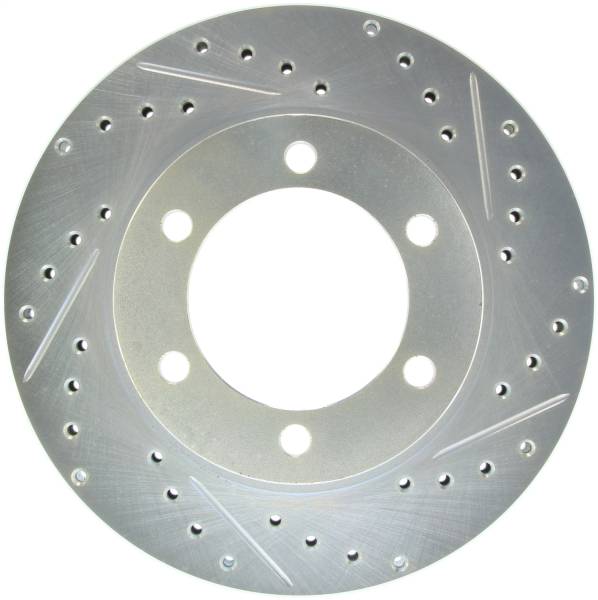 Stoptech - StopTech Select Sport Drilled and Slotted Brake Rotor Front Left 227.44112L
