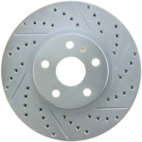 Stoptech - StopTech Select Sport Drilled and Slotted Brake Rotor Front Left 227.44114L