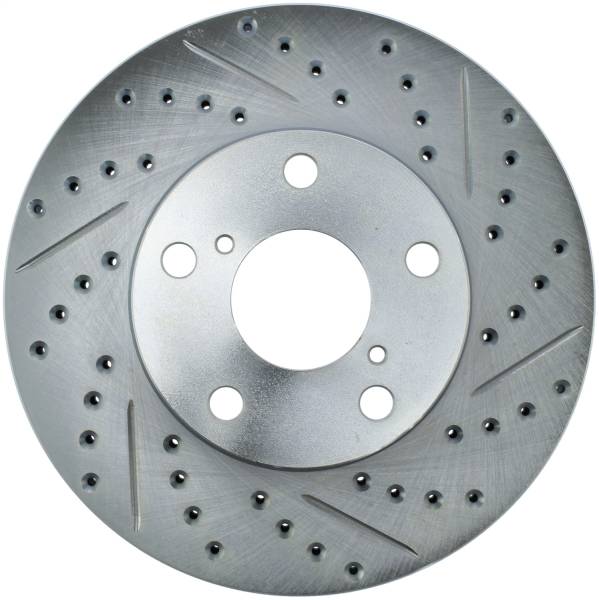 Stoptech - StopTech Select Sport Drilled and Slotted Brake Rotor Front Left 227.44121L