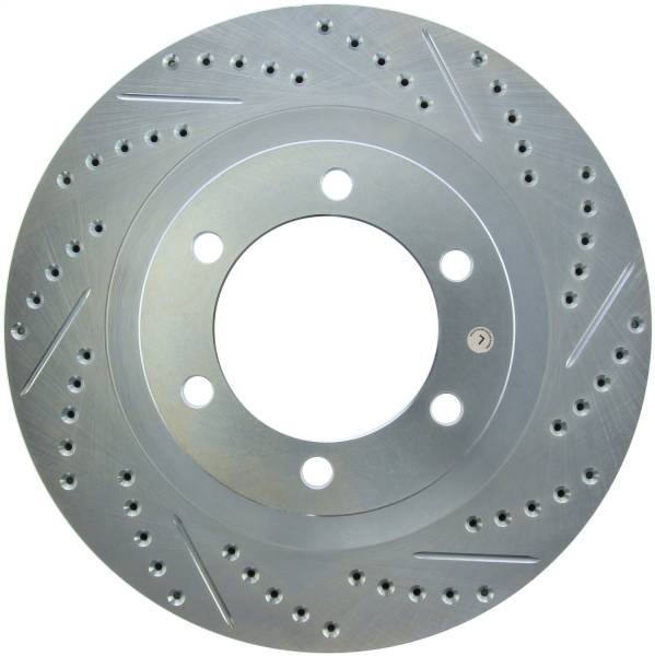 Stoptech - StopTech Select Sport Drilled and Slotted Brake Rotor Front Left 227.44127L