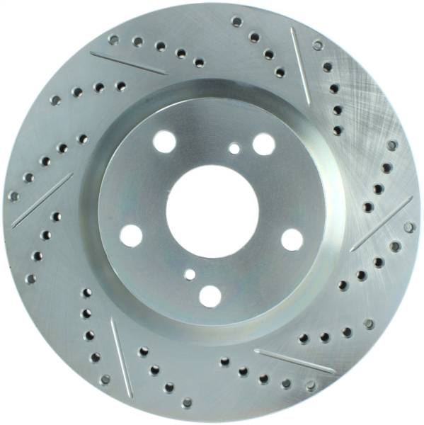 Stoptech - StopTech Select Sport 11-16 Toyota Avalon/ 11-17 Camry SportStop Slotted & Drilled Left Front Rotor - 227.44146L