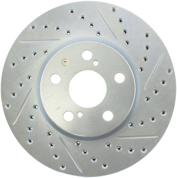 Stoptech - StopTech Select Sport Drilled and Slotted Brake Rotor Front Left 227.44160L