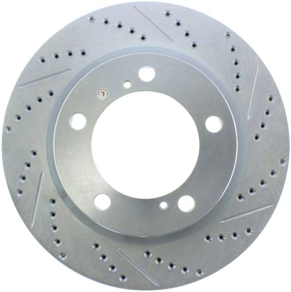 Stoptech - StopTech Select Sport Drilled and Slotted Brake Rotor Front Left 227.44162L