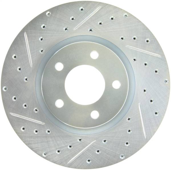 Stoptech - StopTech 07-13 Mazdaspeed3 Sport Slotted & Drilled Front Right Rotor - 227.45078R