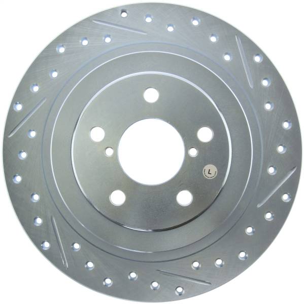 Stoptech - StopTech Select Sport Drilled and Slotted Brake Rotor Rear Left 227.47017L