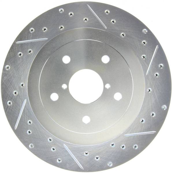 Stoptech - StopTech Select Sport Drilled and Slotted Brake Rotor Rear Left 227.47023L