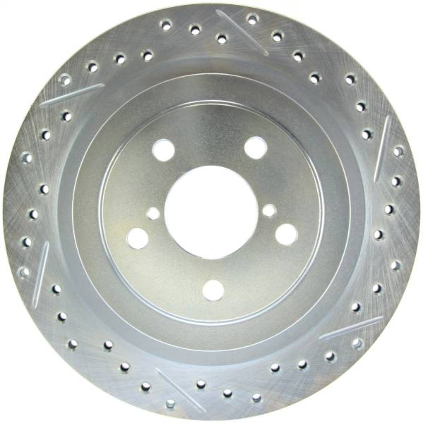 Stoptech - StopTech Select Sport Drilled and Slotted Brake Rotor Rear Left 227.47025L