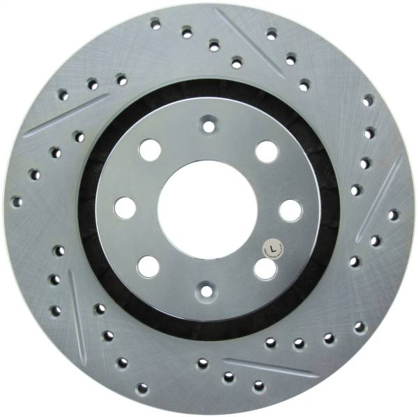 Stoptech - StopTech Select Sport Drilled and Slotted Brake Rotor Front Left 227.49008L