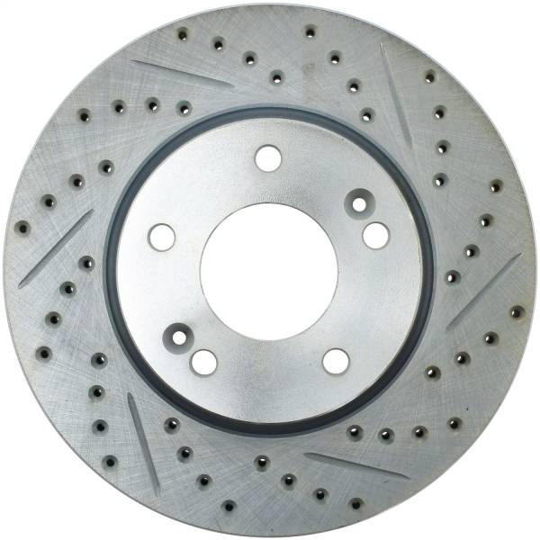 Stoptech - StopTech Select Sport Drilled and Slotted Brake Rotor Front Left 227.51015L