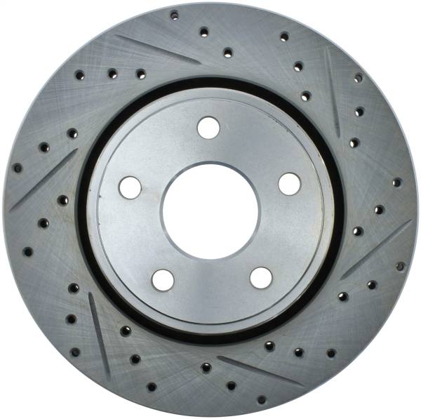 Stoptech - StopTech Select Sport Drilled and Slotted Brake Rotor Front Left 227.58001L