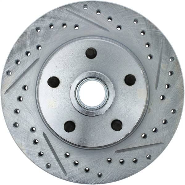 Stoptech - StopTech Select Sport Drilled and Slotted Brake Rotor Front Left 227.61000L