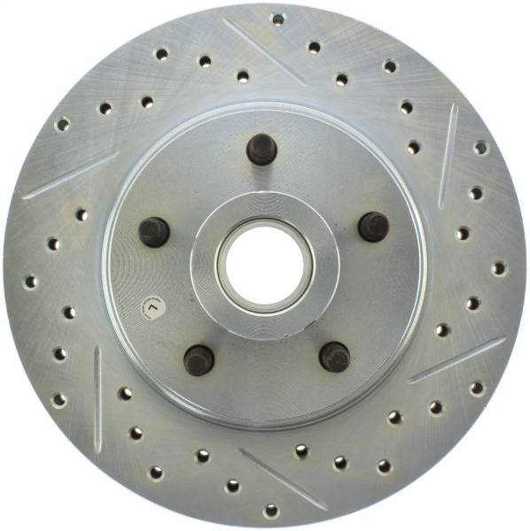 Stoptech - StopTech Select Sport Drilled and Slotted Brake Rotor Front Left 227.61018L