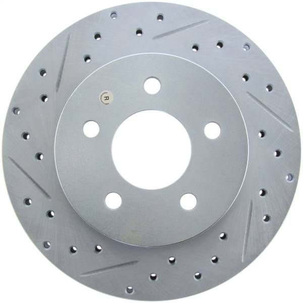 Stoptech - StopTech Select Sport Drilled and Slotted Brake Rotor Rear Right 227.61021R