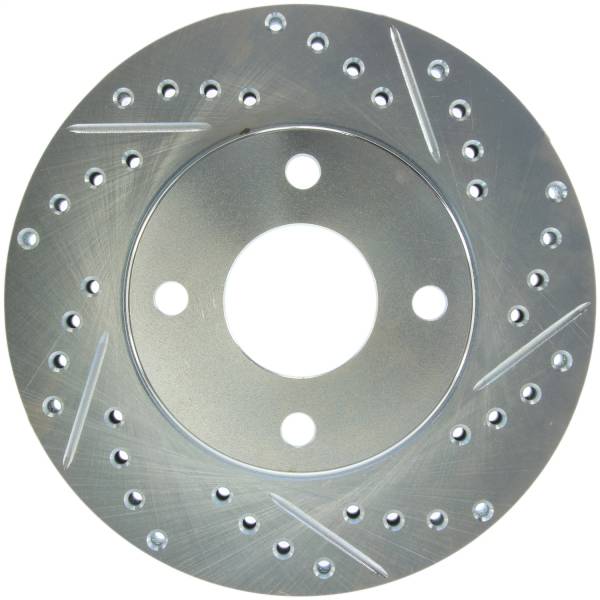 Stoptech - StopTech Select Sport Drilled and Slotted Brake Rotor Front Left 227.61061L