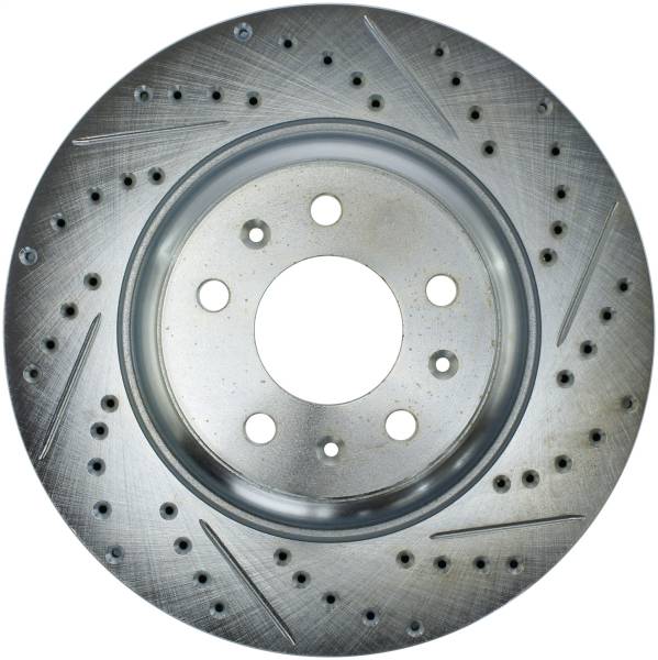Stoptech - StopTech Select Sport Drilled and Slotted Brake Rotor; Front Left