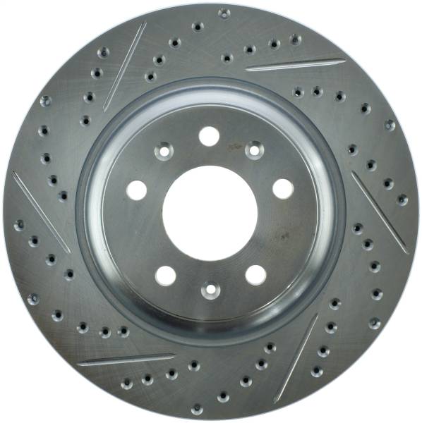 Stoptech - StopTech Select Sport Drilled and Slotted Brake Rotor; Front Right