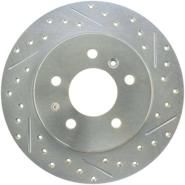 Stoptech - StopTech Select Sport Drilled and Slotted Brake Rotor; Rear Left