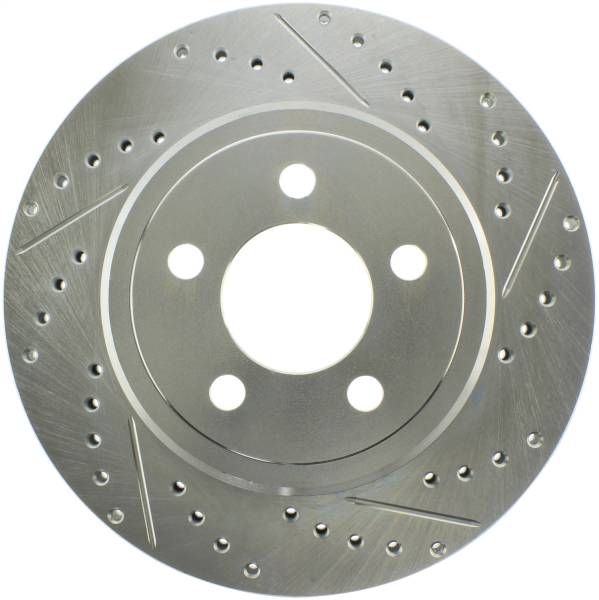 Stoptech - StopTech Select Sport 2011-2012 Dodge Challenger RT Drilled and Slotted Rear Left Brake Rotor - 227.63062L