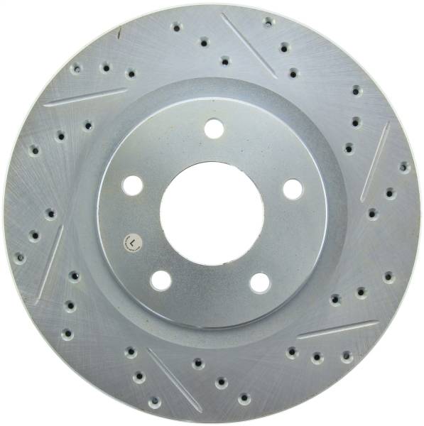 Stoptech - StopTech Select Sport Drilled and Slotted Brake Rotor Front Left 227.63067L